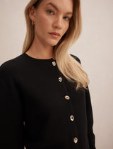 Karla Sculpt Sleeve Cardigan