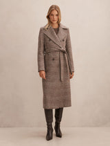 Charlie Check Coat Forever New
