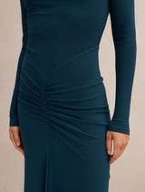 Avery Ruched Jersey Maxi Dress Forever New