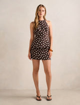 Saylor Linen Mini Skirt Forever New