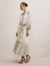 Lucena Button Front Midi Dress Forever New