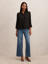 Poppy Lace Trim Blouse Forever New