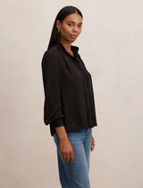 Poppy Lace Trim Blouse Forever New