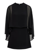 Irena Sheer Cape Mini Dress Forever New