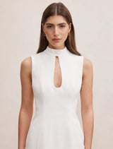 Pearl High Neck Underlay Dress Forever New