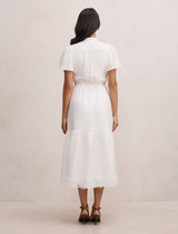 Harriet Lace Detail Midi Dress Forever New