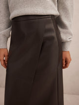 Amelia Pu Wrap Skirt Forever New