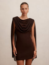 Bowie Mini Dress With Shawl Forever New