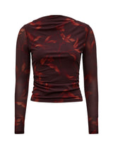 Monte Mesh Long Sleeve Top Forever New