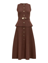 Amelia Layered A-Line Midi Dress Forever New