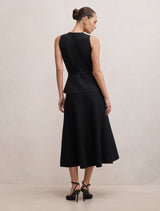 Amelia Layered A-Line Midi Dress Forever New