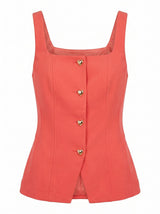 Lee Square Neck Waistcoat Forever New