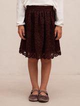 Bree Girls Lace Mini Skirt Berry Forever New
