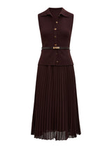 Lorelei Petite Woven Mixed Midi Dress Forever New