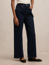 Nicki Petite Mid-Rise Straight Jeans Forever New