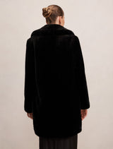 Harriet Short Faux Fur Midi Coat Forever New