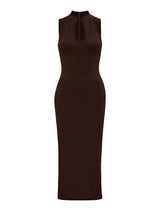 Frankie High Neck Keyhole Bodycon Dress Forever New