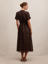 Therese Short Sleeve Midi Dress Forever New