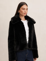 Piper Short Faux Fur Jacket Forever New