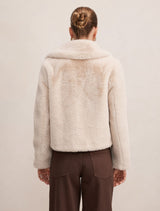 Piper Short Faux Fur Jacket Forever New
