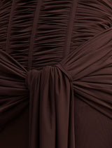 Lorelei Strapless Ruched Maxi Dress Forever New