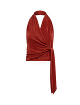 Gianna Wrap Halter Top Forever New