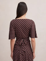 Paige Flutter Sleeve Tie Back Top Forever New