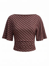 Paige Flutter Sleeve Tie Back Top Forever New