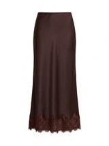 Adele Lace Trim Midi Skirt Forever New