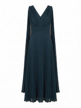 Leia Pleated Cape Maxi Dress Forever New