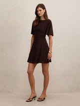 Cora T-Shirt Tie Mini Dress Forever New