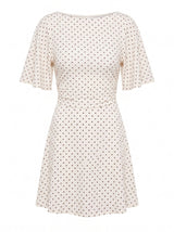 Cora Flutter Sleeve Tie Mini Dress Forever New