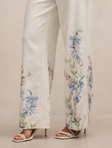 Soleil Floral Placement Print Pants Forever New