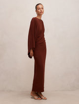 Fleur Cape Shoulder Maxi Dress Forever New