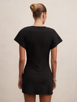 Rose T-Shirt Twist Mini Dress Forever New