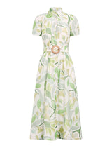Avery Short Sleeve Seam Detail Midi Dress Forever New