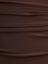 Alisa Ruched Jersey Midi Dress Forever New