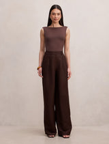 Eva Linen Wide Leg Pants Forever New