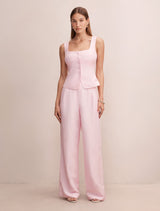 Eva Linen Wide Leg Pants Forever New