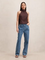 Millie High Neck Cape Top Forever New