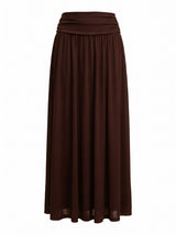 Layne Gathered Basque Maxi Skirt Forever New