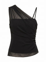 Morgan Draped Shoulder Top Forever New