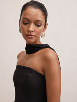 Laney Petite Corset Maxi Dress