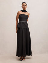 Laney Petite Corset Maxi Dress