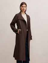 Florence Funnel Neck Trench Coat Forever New