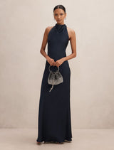 Clementine Petite Satin Maxi Dress Forever New