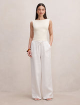 Lily Linen Drawstring Pants Forever New
