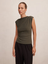 Logan Asym Shoulder Top Forever New