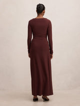 Kingsley Petite Hardware Jersey Midi Dress Forever New