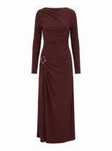 Kingsley Petite Hardware Jersey Midi Dress Forever New